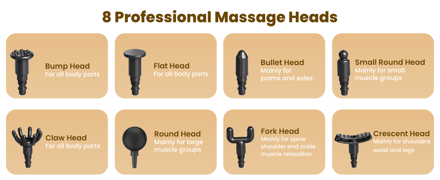 8 massage heads