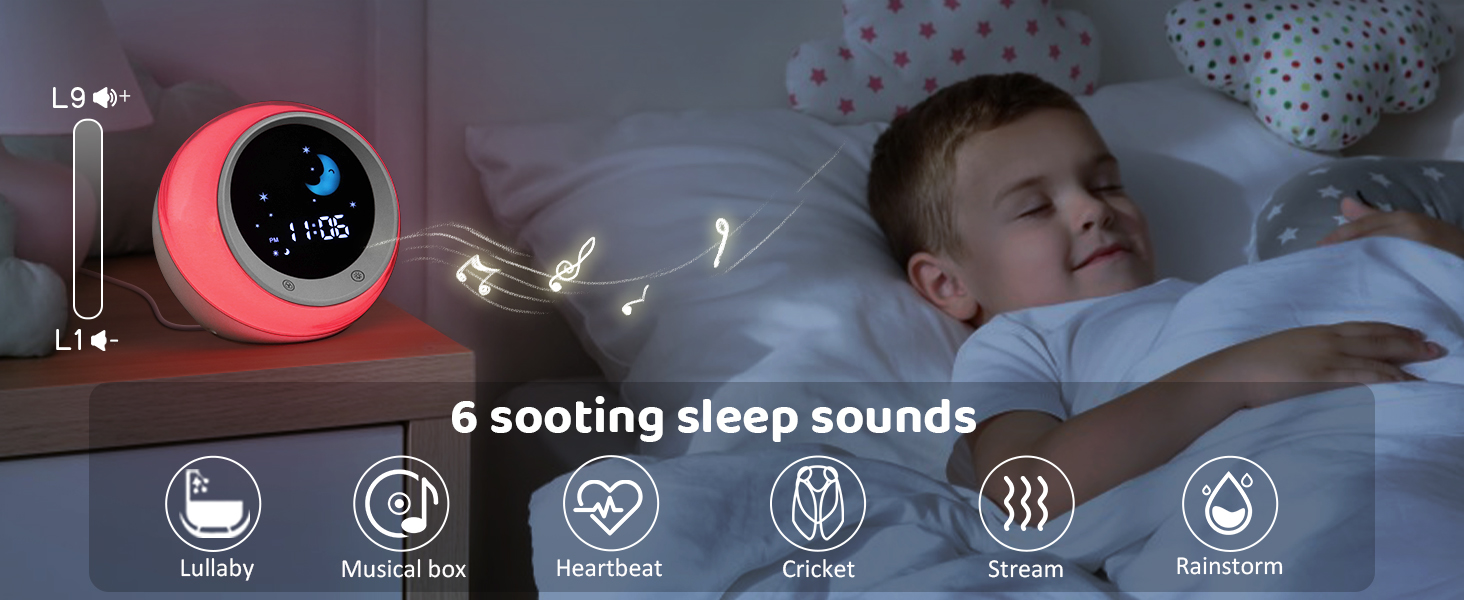 Sleep Training Kids Alarm Clock