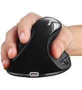 Vassink Ergonomic Mouse Wireless Mouse Type C Rechargeable Vertical Mouse Right Handed Small Mous...