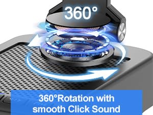 360° adjustable