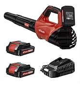 MTKOALA 2025 Upgrade Cordless Leaf Blower,Leaf Blower with 2 2.6AH Batteries and Fast Charger, 45...