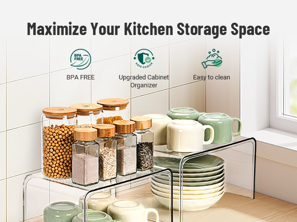 kitchen cabinet organizer cabinet organizer shelf organizer cabinet shelf countertop organizer
