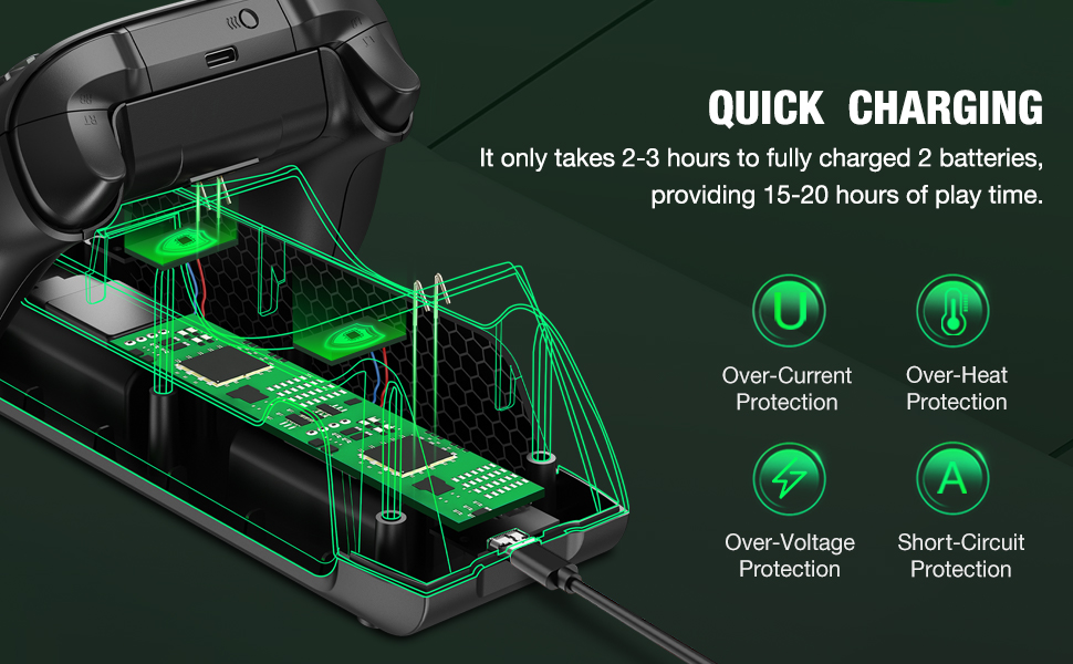 controller battery packs for Xbox,rechargeable battery pack for Xbox one