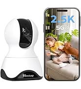 VIMTAG 2.5K Pet Camera Indoor with Phone App, 360° Dog Camera with Speaker, Indoor Cameras for Ho...