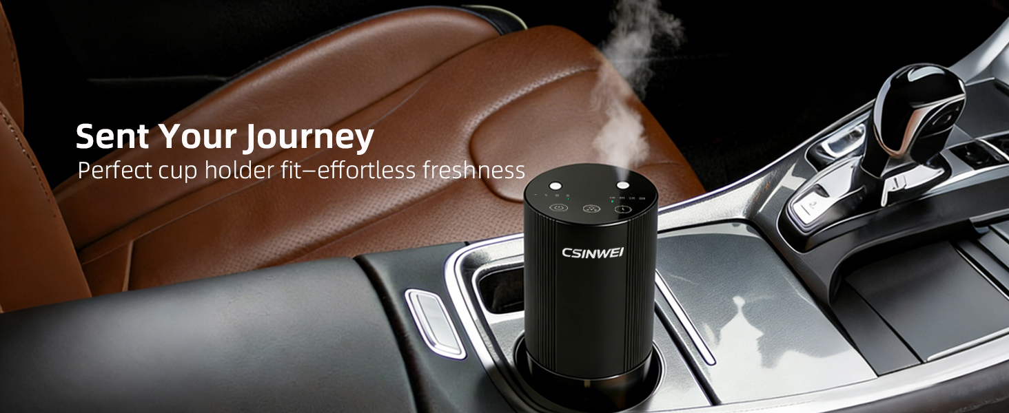 waterless essential oil diffuser scent aromatherapy car room hotel bedroom mini cordless portable