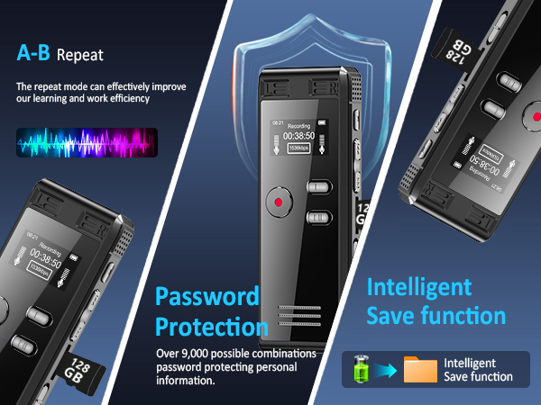 evp recorder ghost hunting, dictaphone, recording devices discrete, tape recorder portable mini