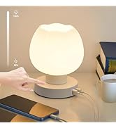 ECOESPTI Touch Bedside Lamp, Mini Stepless Dimmable Table Lamps for Bedroom for Night Stands, Sma...