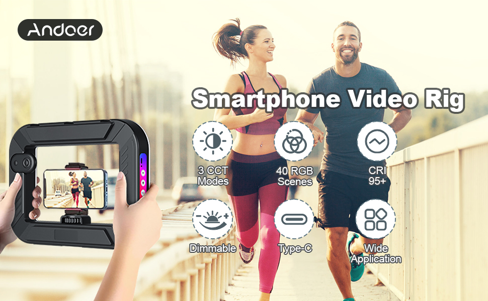 Smartphone Video Rig with Light