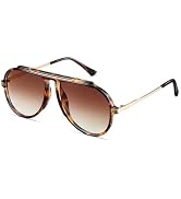 kimorn Oversized Aviator Sunglasses for Women 70s Retro Sun Glasses Classic Vintage Shades UV Pro...
