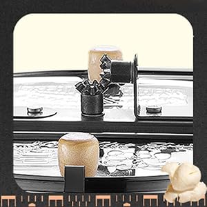 Image of popcorn poper kitchen gadgets gears, maquina de popcorn.