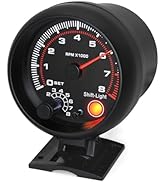 RPM Tachometer Gauge for Car 3-3/4