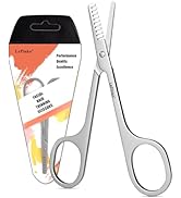 Facial Hair Thinning Scissors, V Teeth Hair Thinning Scissors For Beard Mustache Bangs, Gifts for...