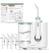 SimpliCare Pro Countertop Oral Irrigator Water Dental Flosser | 10 Pressure Levels, 21–160 PSI, 2...