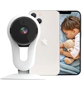 Gabba Goods Smart Indoor WiFi Camera - HD Video, Motion Detection, Night Vision, 2-Way Audio,Baby...