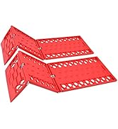 DEDC Foldable Car Tire Traction Mat Pad, Winter Tire Tracks Jack Board Grips, Go Treads Foldable ...
