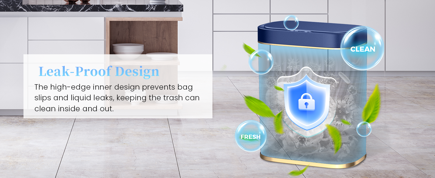 Bathroom Small Trash Can with Lid
