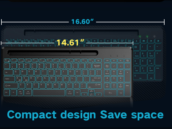 compact wireless keyboard and mouse