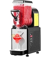 VEVOR Slushie Machine, 6L/1.6Gal Commercial Slushy Maker, Frozen Drink Maker with Self-Cleaning, ...