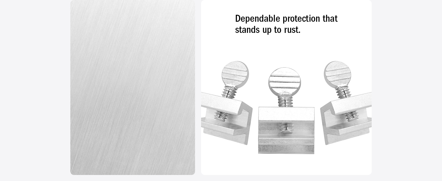Dependable protection that stands up to rust.