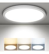 hunhun 20 Inch Dimmable 50W 5200M LED Flush Mount Ceiling Light Large Ceiling Light Fixture,3000K...