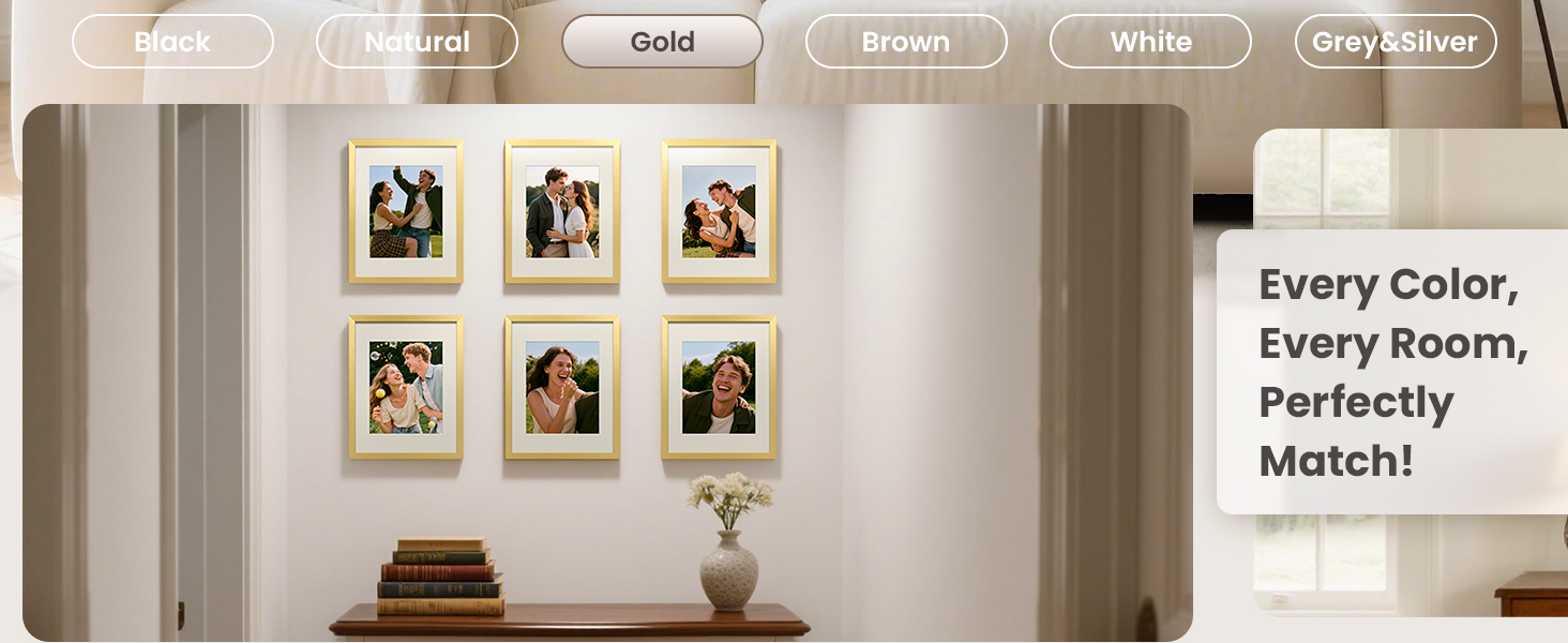 gold picture frames