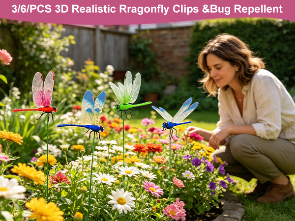 dragon fly clips for bugs repellent