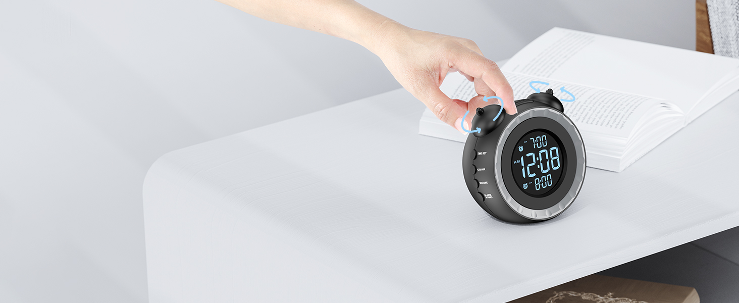 easy to set alarm clock