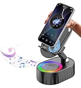 AKLLCCR Wireless Induction Audio Bluetooth Speaker 5in1 Phone Holder Emergency Rechargeable (3000...
