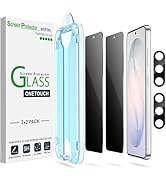 amFilm Auto-Alignment OneTouch for Samsung Galaxy S26+/S26 Plus 6.7" Privacy Screen Protector + C...