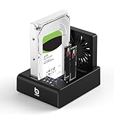 M.2 NVMe & SATA Hard Drive Docking Station, USB C 10Gbps Hard Drive cloner for M.2 PCIe NVMe + SA...
