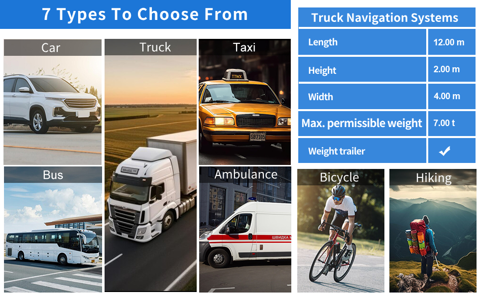 7 Types to choose from