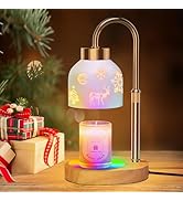 Lukasa Candle Warmer Lamp with RGB LED Lights, Adjustable Height, with Timer and Dimmer, Gifts fo...