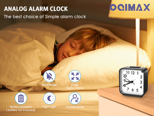 analog alarm clock