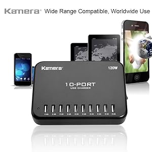 mobile phone USB hub and charger