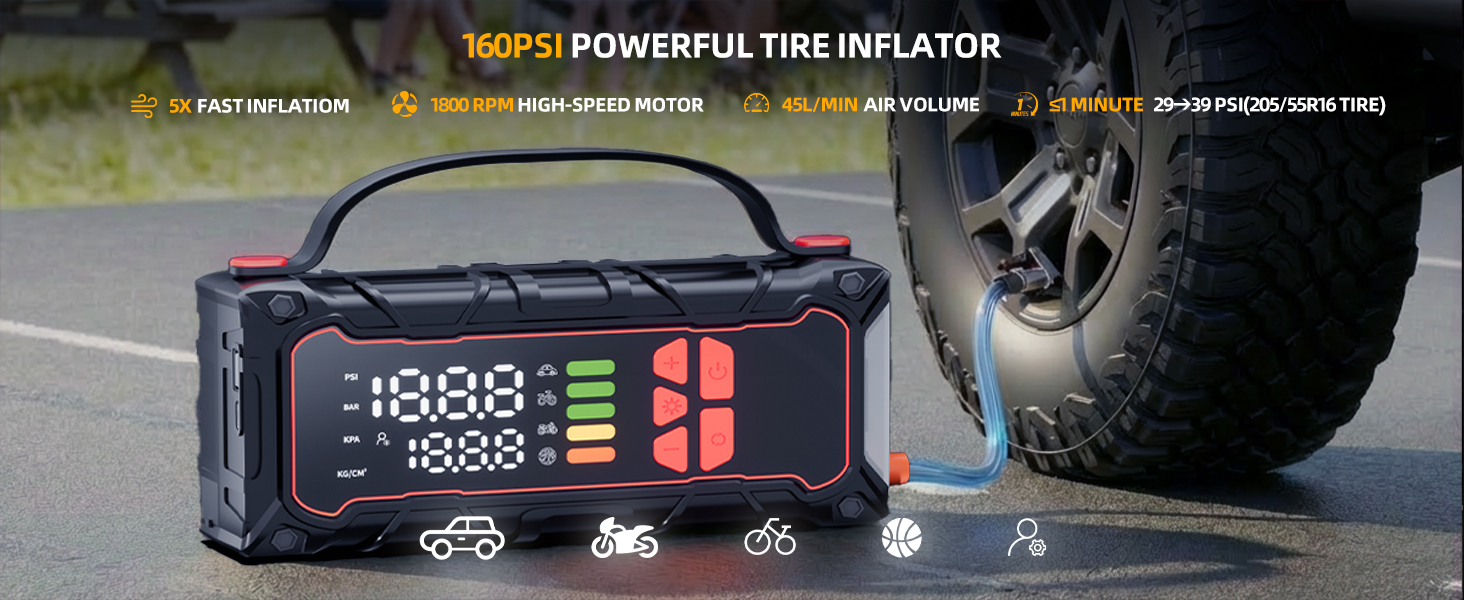 jump starter with air compressor