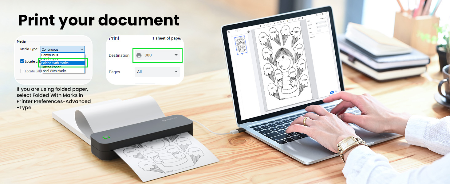 Portable Printer for Travel