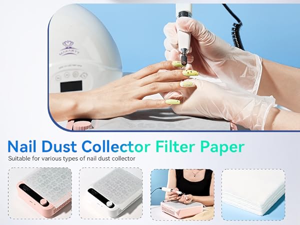 Nail Dust Collector Filter Paper