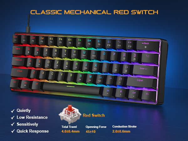 Mechanical gaming keyboard keyboard and mouse combo gaming keyboard and mouse