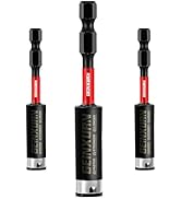 Geinxurn 3Inches Impact Magnetic Screwdriver Bit Holders, 3PACK Extension Socket Drill Bit Holder...