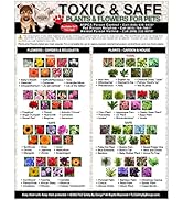 TLC Safety By Design Premium Toxic and Safe Plants &amp; Flowers Poison for Pets Dogs Cats Emergency ...