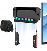 JDGPOKOO Metal Wall Mount Compatible with Nintendo Switch 2/1/OLED, Switch 2 Wall Mount Kit with ...
