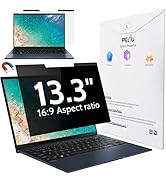 Peslv Magnetic Laptop Privacy Screen 13.3 Inch for 16:9 Computer Monitor, 13" Removable Anti Glar...