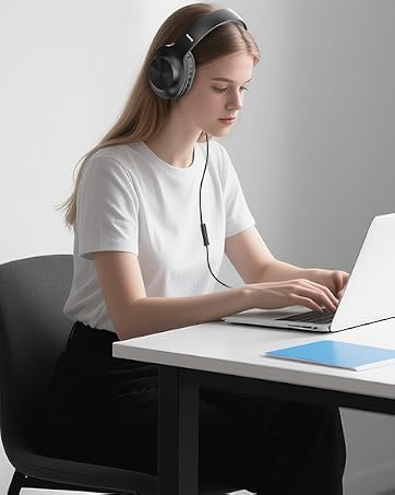 yoygerty 2025 Upgraded USB Type C Wired Headphones