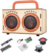 JIUWU STEM Science Toys for Boys Girls Age 8-12, DIY Bluetooth Speaker Kit No Soldering, Wooden E...
