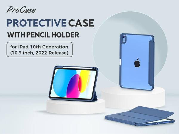 iPad 10th Generation Case with Pencil Holder
