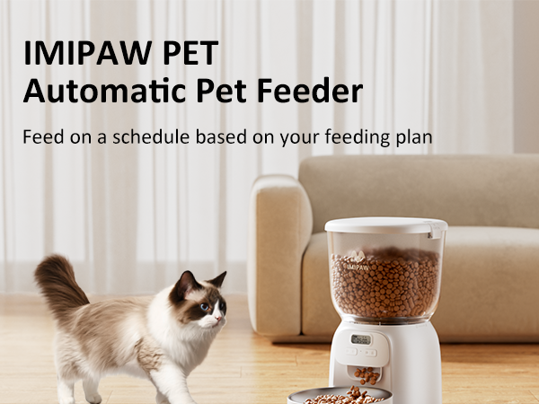 Automatic cat feeder