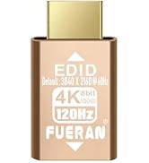 FUERAN HDMI edid Emulator–Through for Video Splitters, Switches, Extenders &amp; AV Receivers – Dummy...