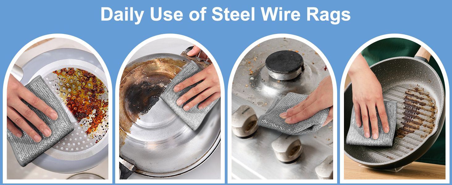 wire scrubber for dishes