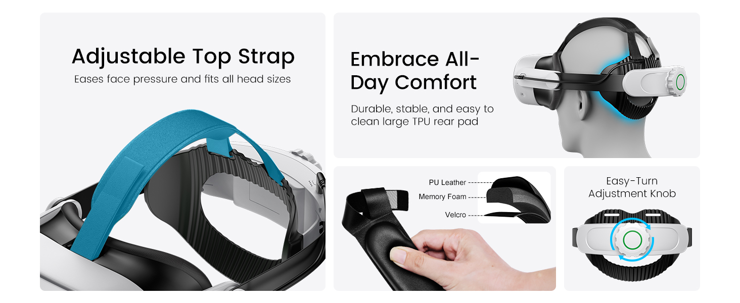 quest 3s head strap