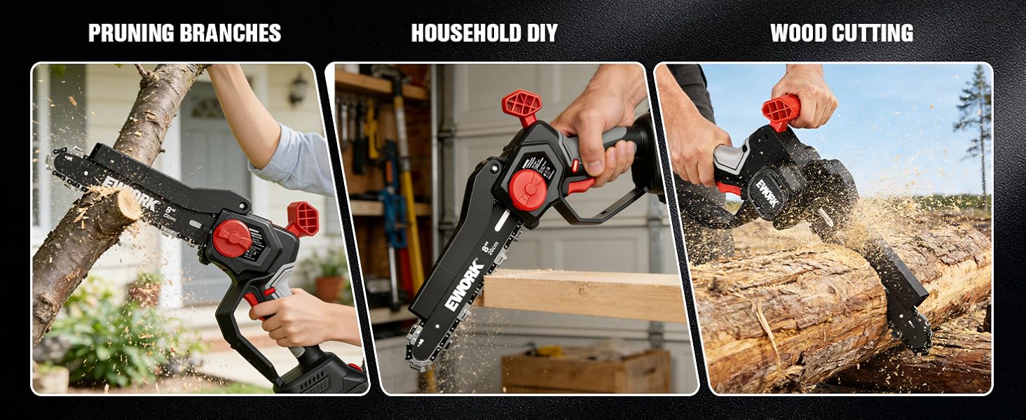mini chainsaw cordless